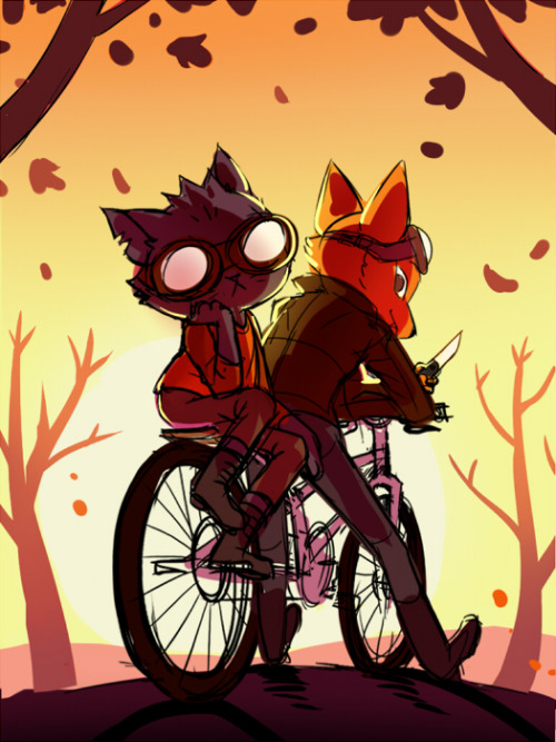 celesse:Night in the Woods WIP that I probably won’t finish.