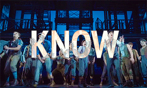 musicalsaregreat:Musical Theatre Challenge: [1/9] group numbers↳ The World Will Know (Newsies)When y