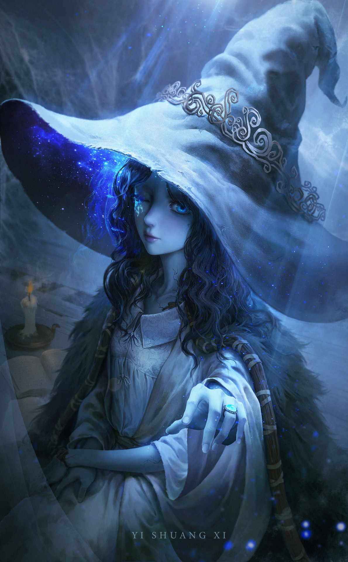 Ranni the Witch - Elden Ring fan art by selected artists: Oreki Genya,

Mona Finden, Ross Tran, Mineo,

YI-shuangxi