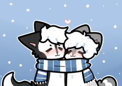 qtipps: reav and bee just keepin eachother warm  &lt;3