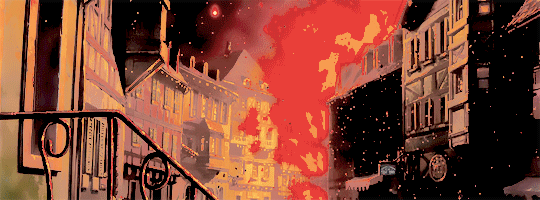 dailyghibli:  Howl’s Moving Castle [Chaotic Scenes] 