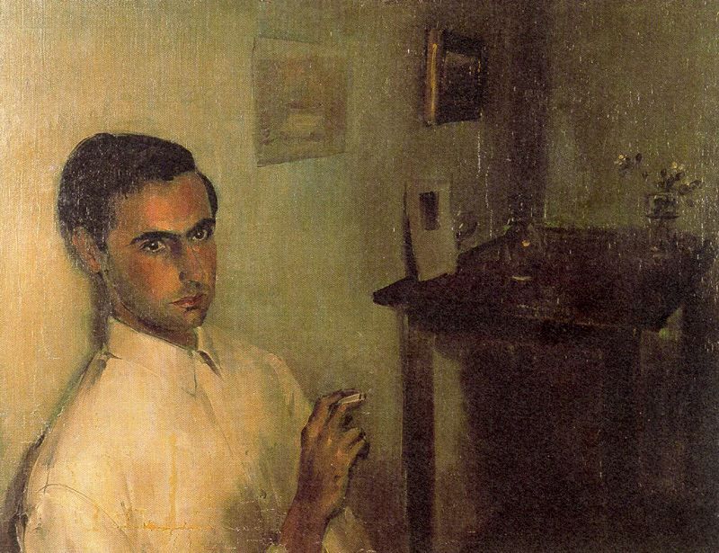 Ramón Gaya (Spanish, 1910-2005), Retrato de Tomás Segovia, 1949. Oil on canvas,