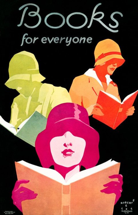 vintagraphblog - Books for Everyone. ﻿Vintage poster from The...