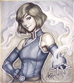 animecorecollection:  Korraby Artgerm  &lt;3 &lt;3 &lt;3