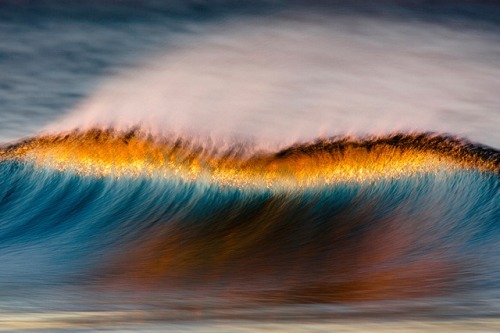 asylum-art:  David Orias’s California Waves Facebook | 500px Golden waves and other vibrant hues–Southern California native David Orias has unlocked the perfect mixture of location, lighting and technique to capture the Pacific Ocean in a stunning