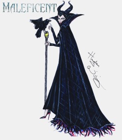 haydenwilliamsillustrations:  Maleficent collection by Hayden Williams: ‘Darkest Heart’