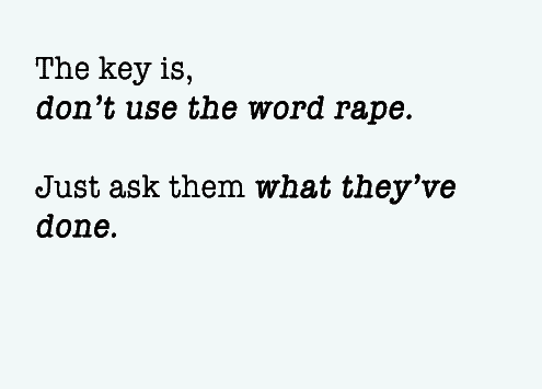 maymay:  “Repeat Rape: How do they get away with it?”, Part 1 of 2. (link to Part 2) Sources: College Men: Repeat Rape and Multiple Offending Among Undetected Rapists,Lisak and Miller, 2002 [PDF, 12 pages] Navy Men: Lisak and Miller’s results were