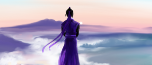 no1rubbish:Jiang Cheng’s broody profile. 