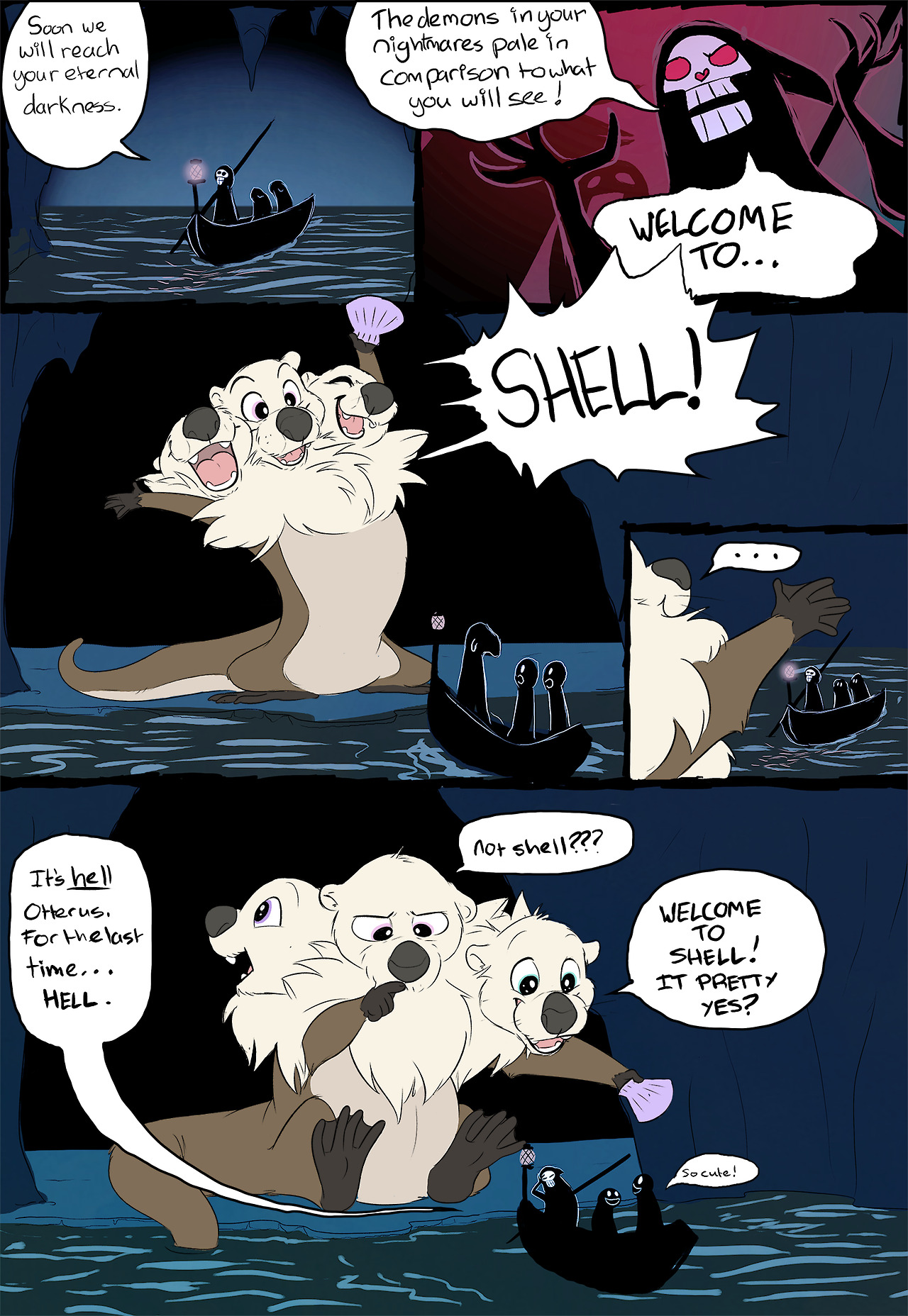 otteruscomic:Otterus just can’t get it right &lt;3
