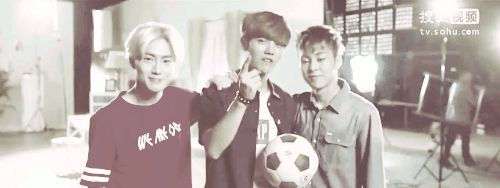 stay-away-from-my-bias:  introducing exo’s soccer line (ﾉ◕ヮ◕)ﾉ*:・ﾟ✧
