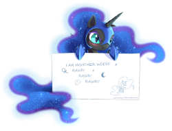 that-luna-blog:  Nightmare Moon message by