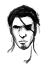 saltandbees:Kiryu x Everyone doodlesAlso eyepatch Kiryu because I’m a monster