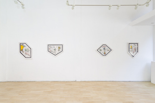 Installation views of Alex Ziv’s solo show “Cut Away(s)” On view July 8 