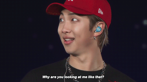 The Way Jungkook Was Looking At Namjoon Waiting For His Speech Laksakls