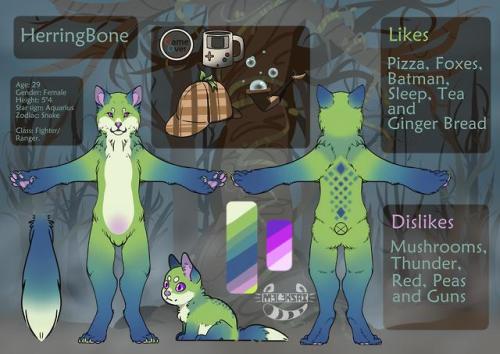 Finally Finished The Reference For My Foxy Friend HerringBone!!