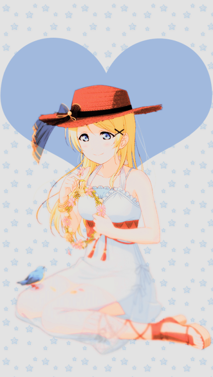 shhinah:  Happy Birthday to my beautiful Eli Ayase! ❤ (540px X 960px phone wallpapers)  