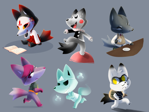 All I want from animal crossing is fox villagers