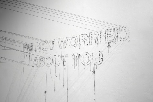 lehroi:  Jeffrey Michael Austin I’m Not Worried About You, 2014. 
