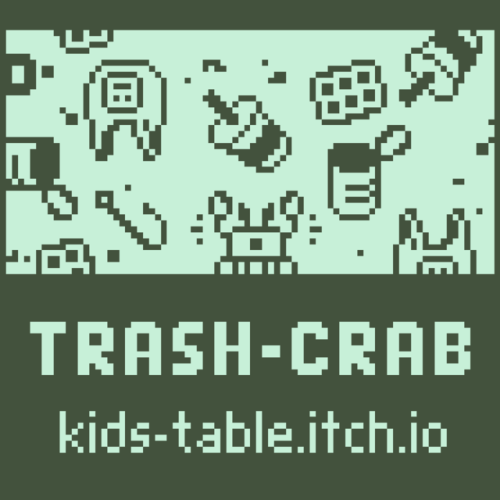 Play Trash Crab on Itch.io (desktop only) A game about a scrappy crab defending the oceans from poll