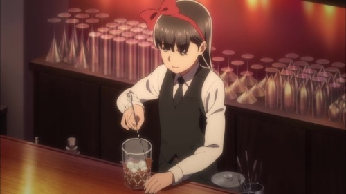anime-captured: Hitomi’s perfectly stirred Bartender