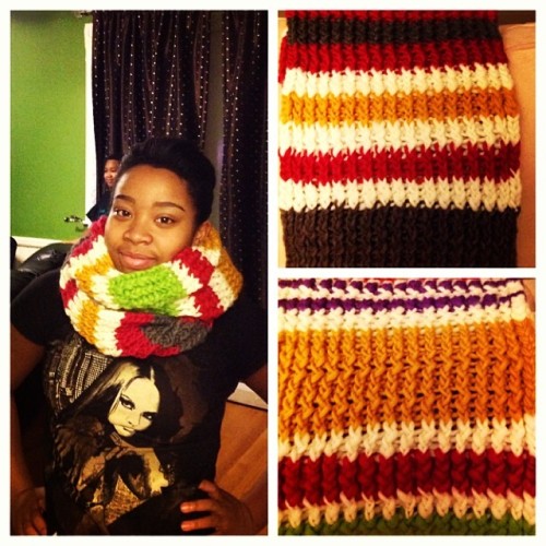 #picstitch Infinity #scarf #handmade #crochet #loom