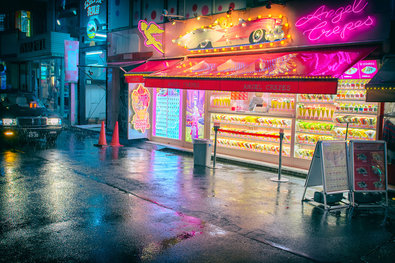 Rainy, cold and windy Sunday in Harajuku. - Tumblr Pics