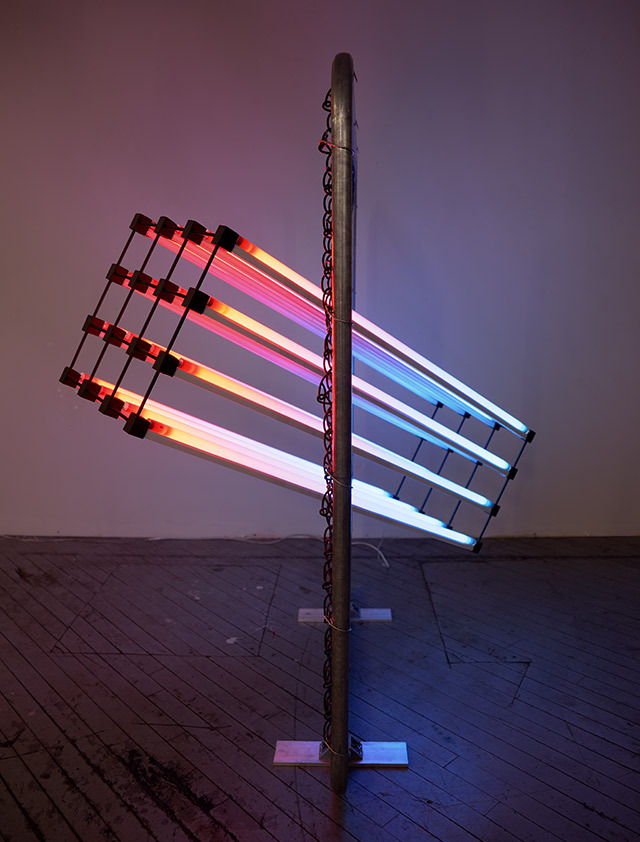 nyctaeus:  James Clar, ‘Thermal Energy’, 2013 “An array of lights intersect