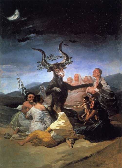 arles-bedroom:Witches SabbathFrancisco Goya, 1789