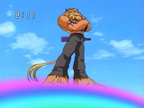 prottomon:  how is leomon even standing on the rainbow 