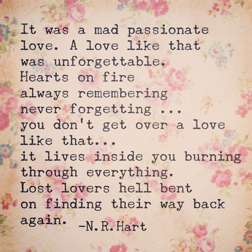 nrhartauthor:  “Lost lovers hell bent on