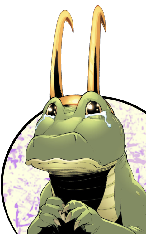 saiyanprincessswanie: nekoannie-chan: avengerscompound: Alligator Loki @saiyanprincessswanie @nekoan