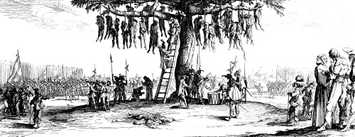 Jacques Callot, The Hanging, The Miseries of War, 1632