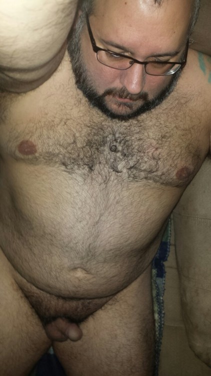 mrvazquez69:  bak71:  nudistbear:Watching TV relaxing.   you are very HOT Dream DADDY!  Woof