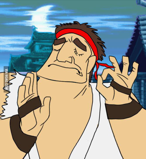 When the hadouken connects just right