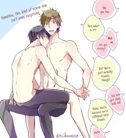 animelody:  Original: Free!のらくがきまとめ by あいかわ