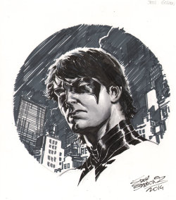 herochan:  Nightwing Created by Eddy Barrows