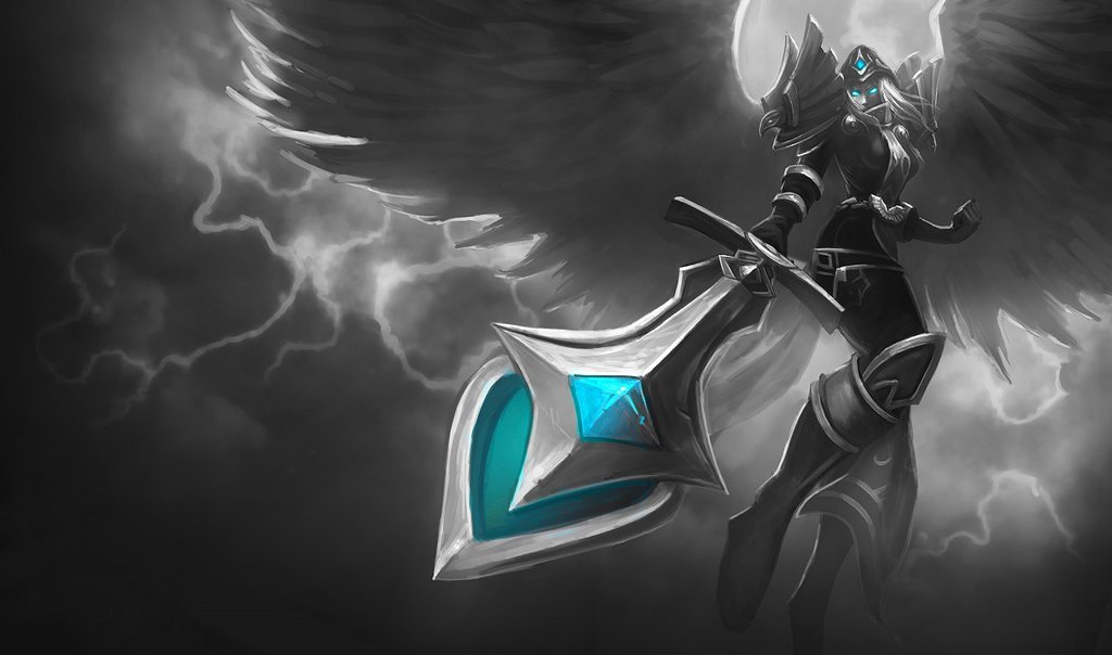 Monochromatic Splash Art: Judgement Kayle by AODRG 