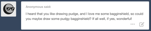 I do indeed like drawing pudge.(Featuring Radio’s silver fox Thorin)