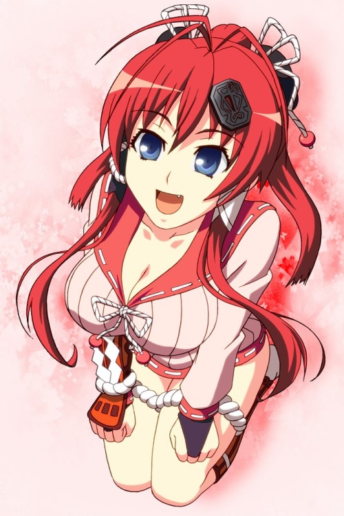 happihentai:  REQUEST: sorn261Yagyuu Juubei from Hyakka Ryouran Samurai Girls“Such a beauty, she is one of my favorites, tons of official ecchi art, hope you like my selections :)” -HAPPI