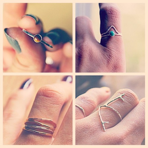 Love the simplicity &amp; beauty of these Handmade Sterling Silver Rings by @foxand.thefawn . As