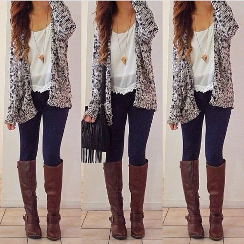 teenfashionxx: Fashion Long Sleeve Knitting Cardigan