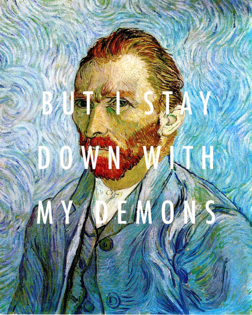 The National - ‘Demons’ (2013) | Vincent van Gogh - Self-Portrait (1889) | x