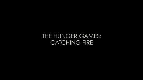 Title cards from The Hunger Games Franchise films