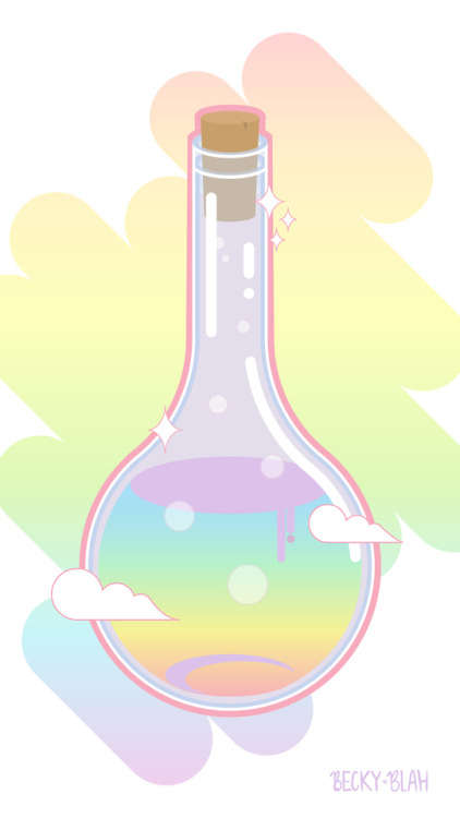 beckyblah: Just in time for pride to end, let me present:Pride Potions!These are perfect for phone b
