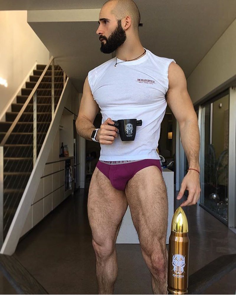 gaysexydaddy:  thehairyhunk:Featuring @diegocaccialupi | By @thehairyhunk  Fuck those