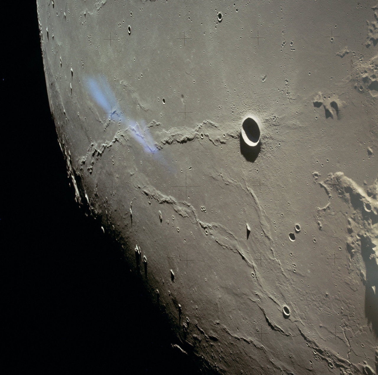 humanoidhistory:Behold our beautiful Moon as seen from lunar orbit during the Apollo