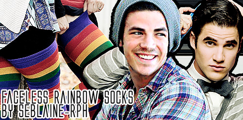 ↳ There are 187 pictures under the cut of faceless people wearing rainbow socks. This photo hunt is 