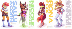 Chroniclesofacorn: A Closer Look At The 4 Characters Starring In The Main Game Of