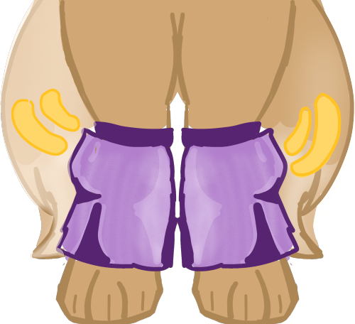 Purple Eevee Wag Tail Emote