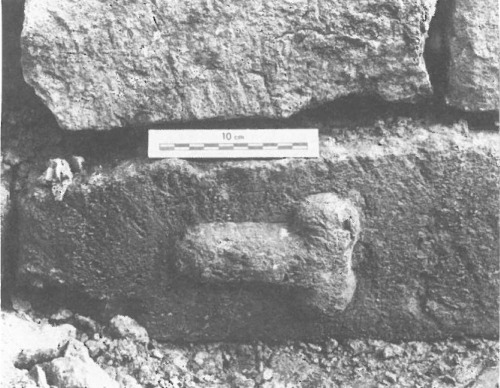 religioromana: Phallic carving on the city wall of Roman Lincoln. Far from being lewd graffiti, such